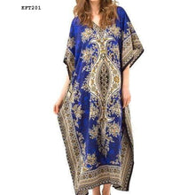 Load image into Gallery viewer, New Ladies Long floral Printed Kaftan Dress perfect for summer FREE SIZE