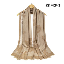 Load image into Gallery viewer, MAXI Emb Design HIJAB VISCOSE/COTTON SHAWL OVERSIZE SCARF SARONG WRAP-VCP-3