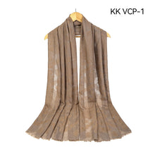 Load image into Gallery viewer, MAXI Emb Design HIJAB VISCOSE/COTTON SHAWL OVERSIZE SCARF SARONG WRAP