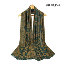 Load image into Gallery viewer, MAXI Emb Design HIJAB VISCOSE/COTTON SHAWL OVERSIZE SCARF SARONG WRAP-VCP-4