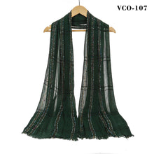 Load image into Gallery viewer, New Women Glitter Design Light Weight Scarf for Summer