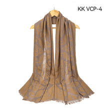 Load image into Gallery viewer, MAXI Emb Design HIJAB VISCOSE/COTTON SHAWL OVERSIZE SCARF SARONG WRAP-VCP-4