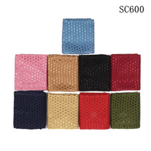 Load image into Gallery viewer, New Ladies Small Block Border Prints Summer Scarf