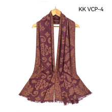 Load image into Gallery viewer, MAXI Emb Design HIJAB VISCOSE/COTTON SHAWL OVERSIZE SCARF SARONG WRAP-VCP-4