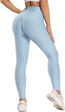 Load image into Gallery viewer, New Women Butt Lift Anti-Cellulite Yoga Pants Bubble Leggings Sports Gym Trousers UK