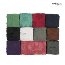 Load image into Gallery viewer, New Women Cotton Viscose Floral Embroidery Design Scarf