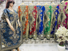 Load image into Gallery viewer, New Ladies Long floral Printed Kaftan Dress perfect for summer FREE SIZE