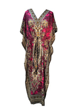 Load image into Gallery viewer, New Ladies Long floral Printed Kaftan Dress perfect for summer FREE SIZE