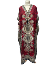 Load image into Gallery viewer, New Ladies Long floral Printed Kaftan Dress perfect for summer FREE SIZE