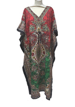 Load image into Gallery viewer, New Ladies Long floral Printed Kaftan Dress perfect for summer FREE SIZE
