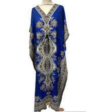 Load image into Gallery viewer, New Ladies Long floral Printed Kaftan Dress perfect for summer FREE SIZE