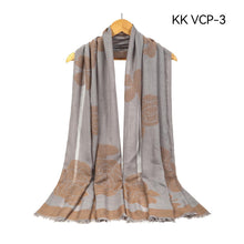 Load image into Gallery viewer, MAXI Emb Design HIJAB VISCOSE/COTTON SHAWL OVERSIZE SCARF SARONG WRAP-VCP-3