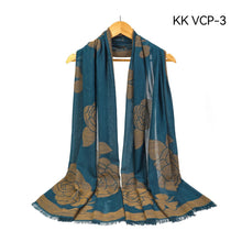 Load image into Gallery viewer, MAXI Emb Design HIJAB VISCOSE/COTTON SHAWL OVERSIZE SCARF SARONG WRAP-VCP-3
