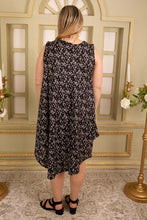 Load image into Gallery viewer, Ladies Round Neck Polka Dot Print Rayon Umbrella Casual Summer Dreess Free Size