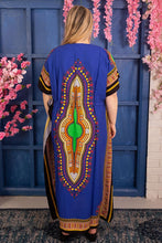 Load image into Gallery viewer, New Ladies African Print Rayon Long Maxi Summer Kaftan Free Size