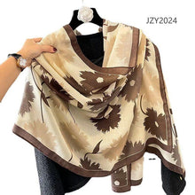 Load image into Gallery viewer, New Women All Season Abstract Print Cotton/Viscose Scarf