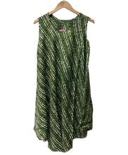 Load image into Gallery viewer, New Women Stripe Print Rayon Casual Umbrella Summer Dress Free Size