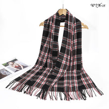 Load image into Gallery viewer, New Women Checked Print Winter Warm Scarves Neck Warmer