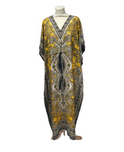 Load image into Gallery viewer, New Ladies Long floral Printed Kaftan Dress perfect for summer FREE SIZE