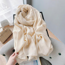 Load image into Gallery viewer, New Winter Scarf Cashmere Style Plain Pashmina Shawl Soft Wrap Warm