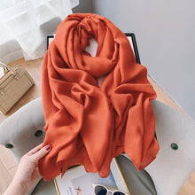 Load image into Gallery viewer, New Winter Scarf Cashmere Style Plain Pashmina Shawl Soft Wrap Warm