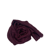 Load image into Gallery viewer, New Ladies Premium Viscose Cotton Glitter Hijab Head Scarf Plain Solid Hijab Scarf