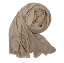 Load image into Gallery viewer, New Women Top Quality Big Large Plain Jersey Hijab Scarf Shawl Wrap Stretchy Uk seller