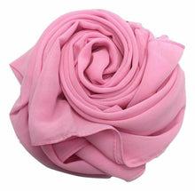 Load image into Gallery viewer, New Chiffon Scarf Hijab High Quality Elegant Sarong Shawl Wrap Plain Maxi Soft