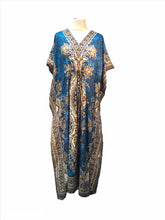 Load image into Gallery viewer, New Ladies Long floral Printed Kaftan Dress perfect for summer FREE SIZE