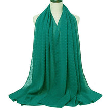 Load image into Gallery viewer, Luxury Pom Bubble Chiffon Hijab Scarf Women Long Shawl Wrap Muslim