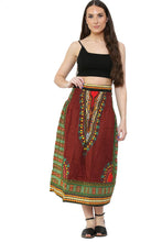 Load image into Gallery viewer, New Ladies Beautiful Printed Summer Cotton Skirt Colorful Design
