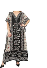 Load image into Gallery viewer, New Ladies Long floral Printed Kaftan Dress perfect for summer FREE SIZE