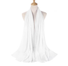 Load image into Gallery viewer, New Chiffon Scarf Hijab High Quality Elegant Sarong Shawl Wrap Plain Maxi Soft