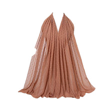 Load image into Gallery viewer, Luxury Pom Bubble Chiffon Hijab Scarf Women Long Shawl Wrap Muslim