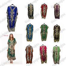 Load image into Gallery viewer, Ladies New Summer Long Print Kaftan Dress Relaxed Loungewear