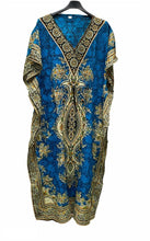 Load image into Gallery viewer, Ladies New Summer Long Print Kaftan Dress Relaxed Loungewear