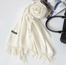 Load image into Gallery viewer, New Women Cashmere Shawl Scarf Winter Stole Blanket Wrap scarves Soft Large Luxury Ladies UK Seller