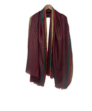 Load image into Gallery viewer, New Women Stripe Design All Season Light Weight Cotton Viscose Scarf

